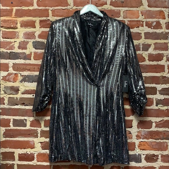 Lulus Dresses & Skirts - Lulu’s Sequin Blazer Dress